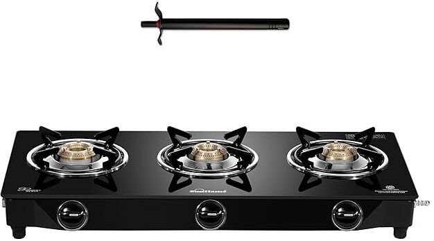 Maleo 3 Burner Gas Stove with Lighter Glass Manual Gas Stove-image-31