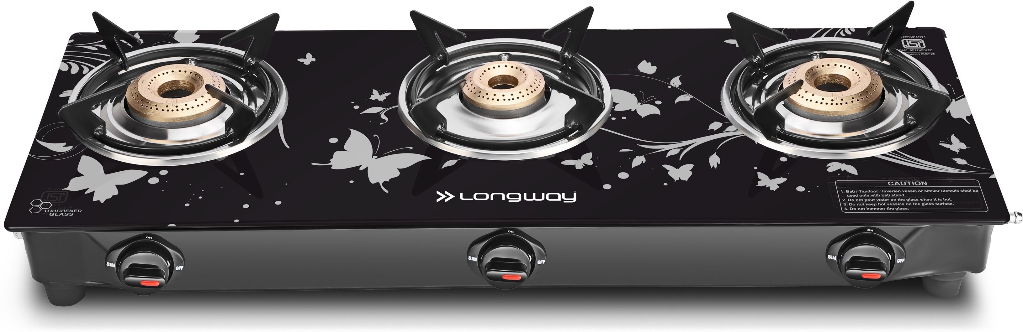 Astra Premium ISI Certified, Glass-top Stainless Steel, Glass Automatic Gas Stove-image-45