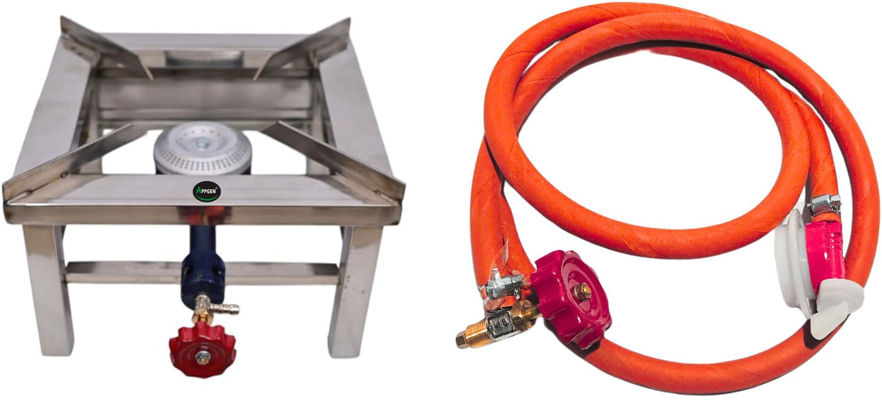 Chulha Canteen Bhatti Commercial Gas Stove Home, Kitchen, Traveling Stainless Steel Manual Butane Gas Stove-image-7