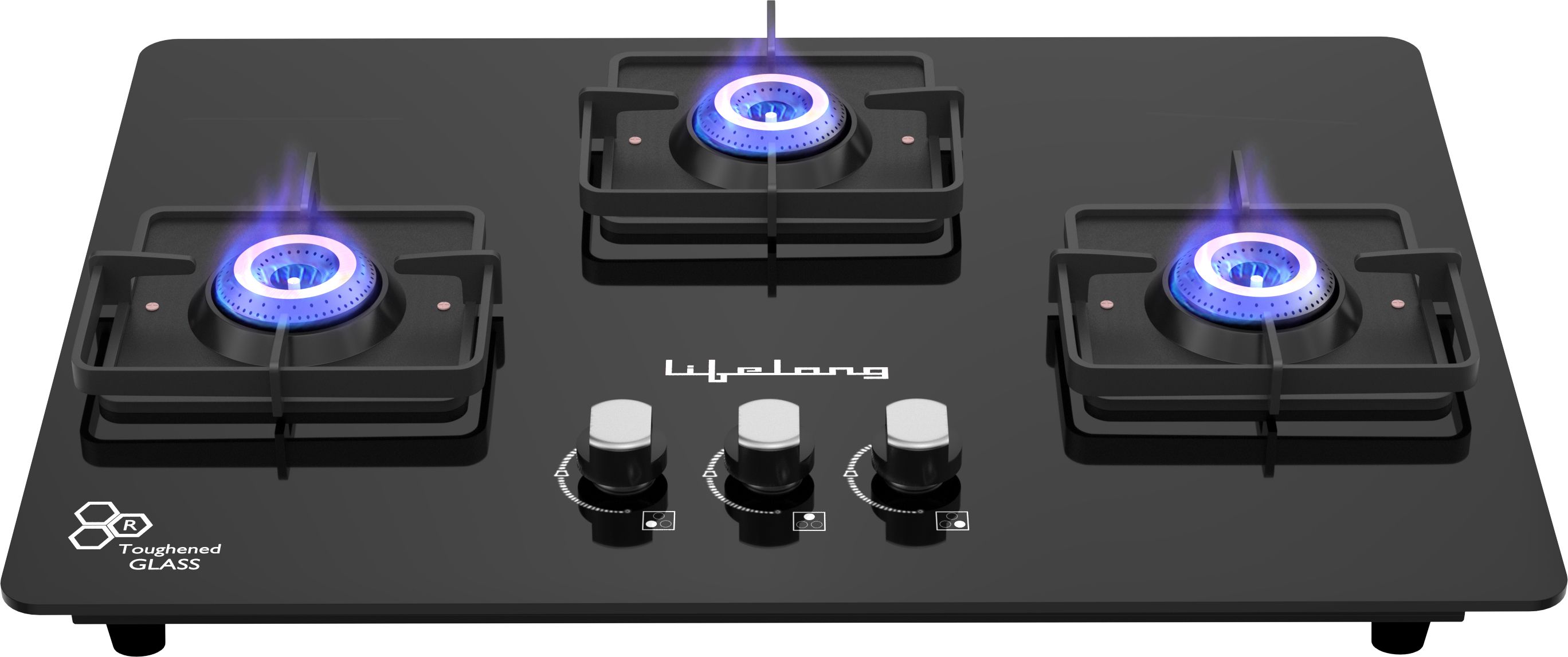 Ember LLHT933 Hob Top with Battery Operated Ignition Glass Automatic Hob-image-19