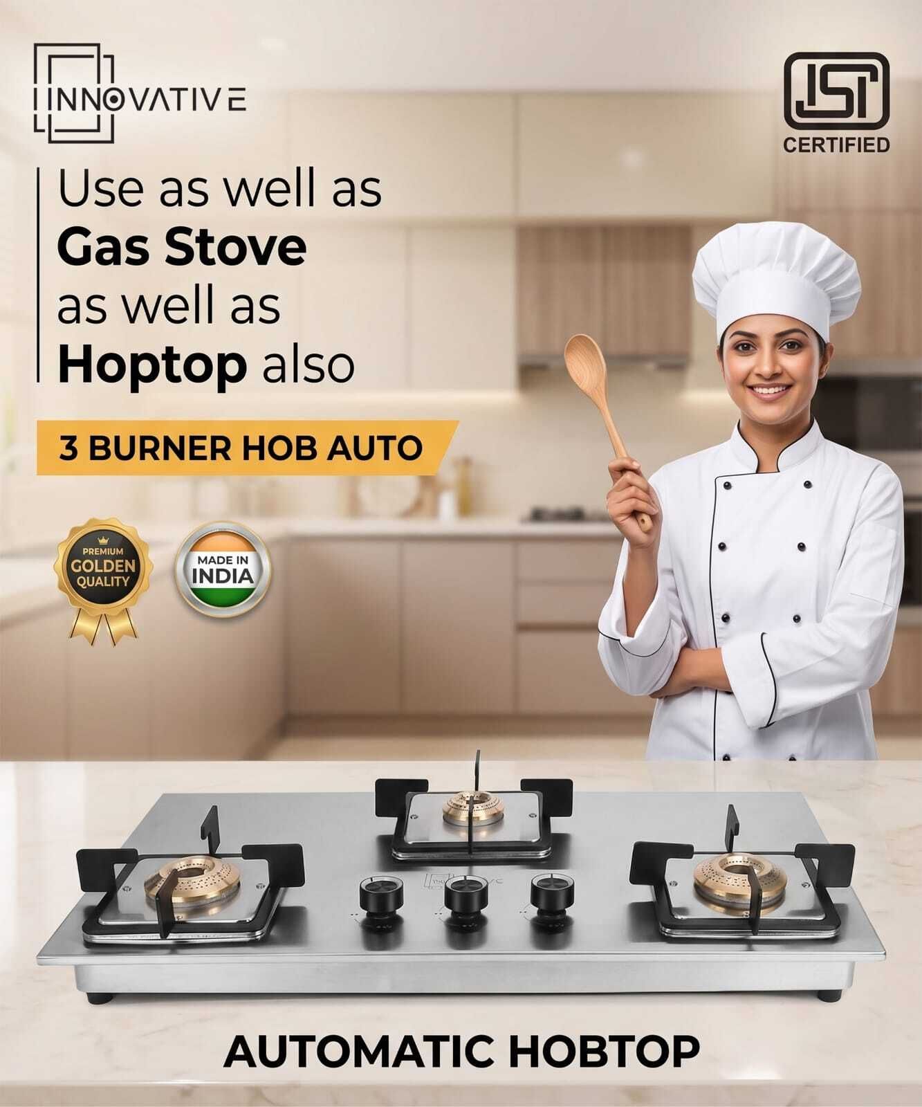 Stainless Steel Automatic Hob-image-9
