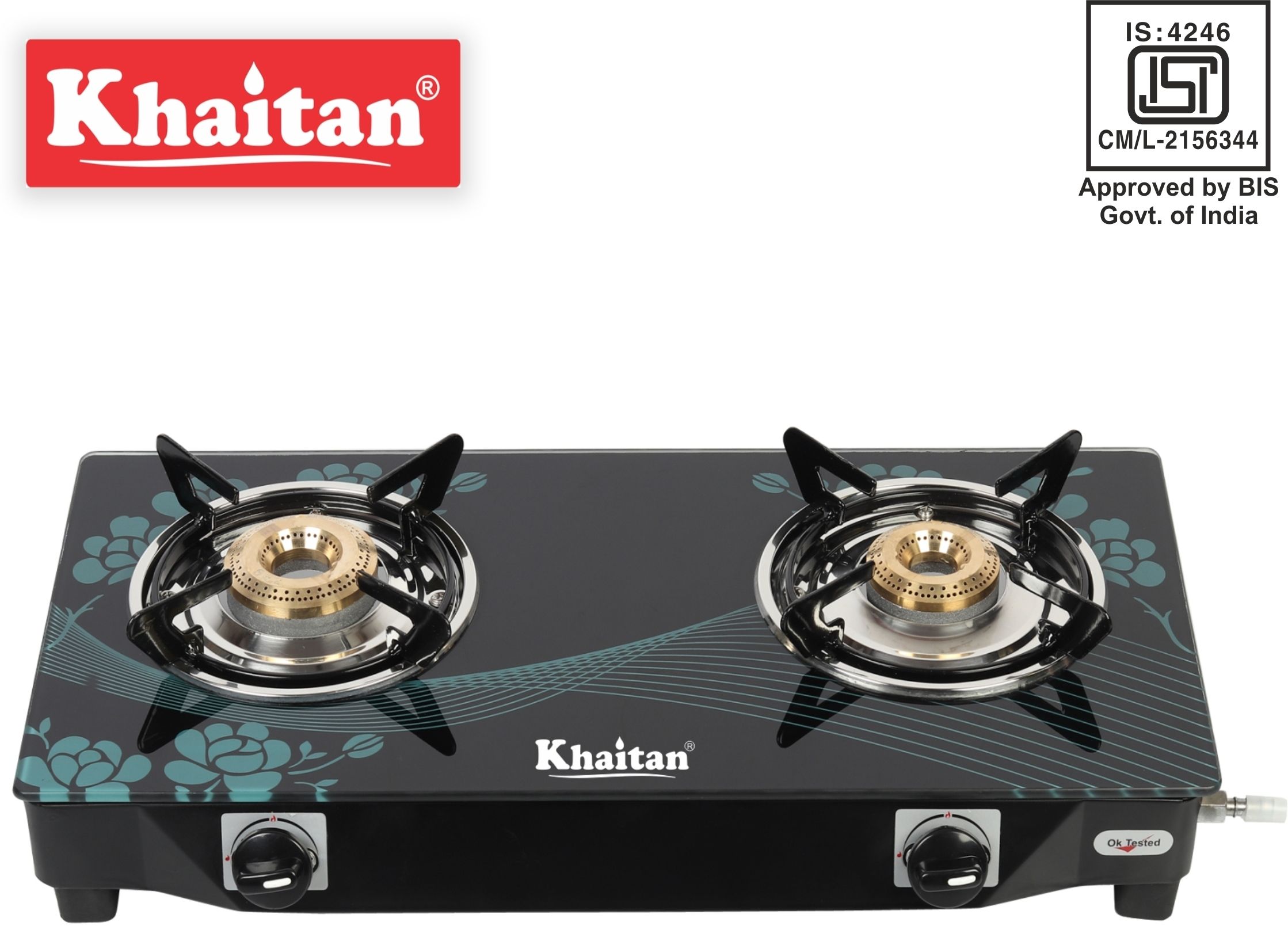 2 Burner BP-Nano Aqua Blue Digital Glass Manual Gas Stove-image-25