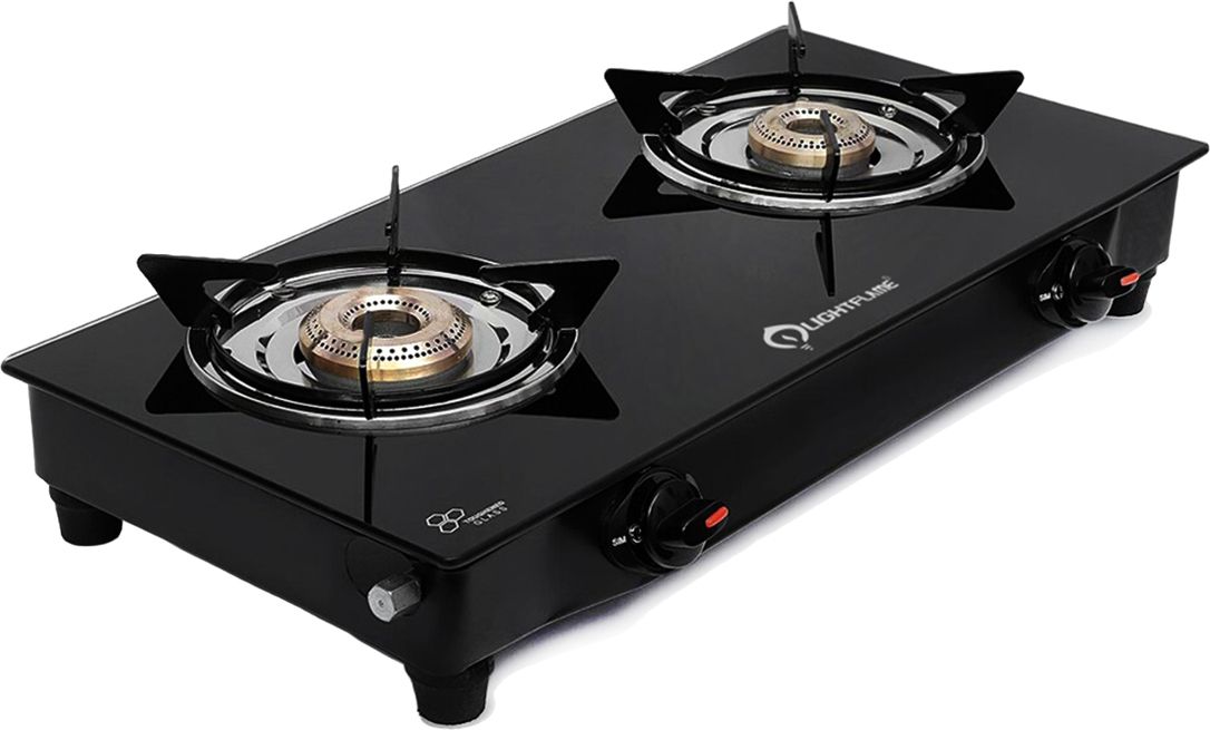 Fire 2 Burner Manual Ignition ISI Certified With High-Quality Black Toughened Glass Manual Gas Stove-image-47
