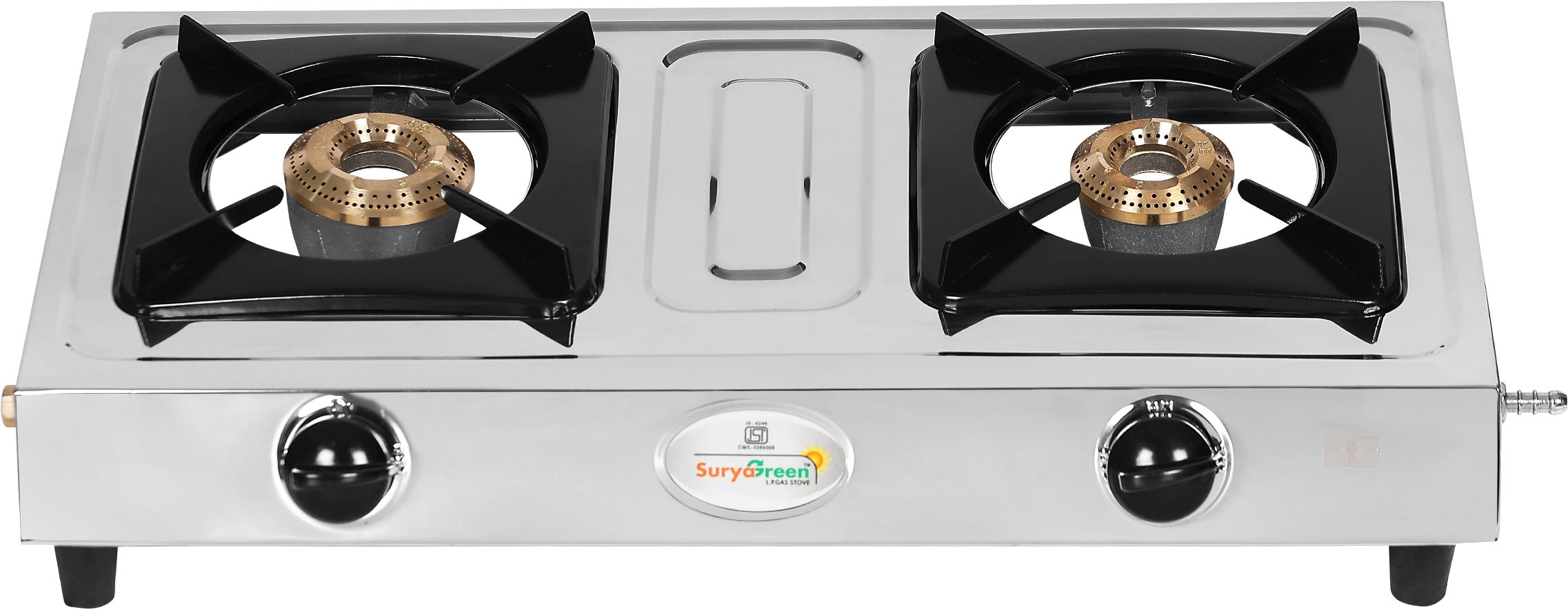 2B Smart Brass Stainless Steel Manual Gas Stove-image-49