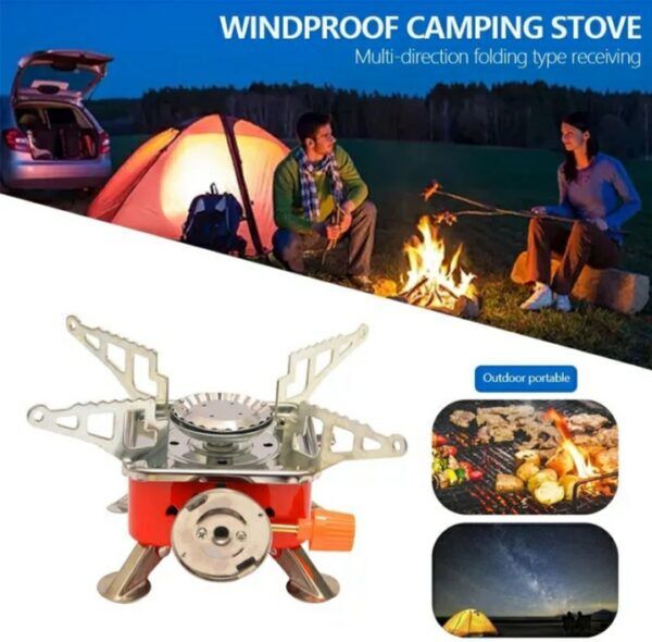 Portable Mini Gas Stove/Butane Gas Burner for Camping AZX24 Stainless Steel Manual Gas Stove-image-42