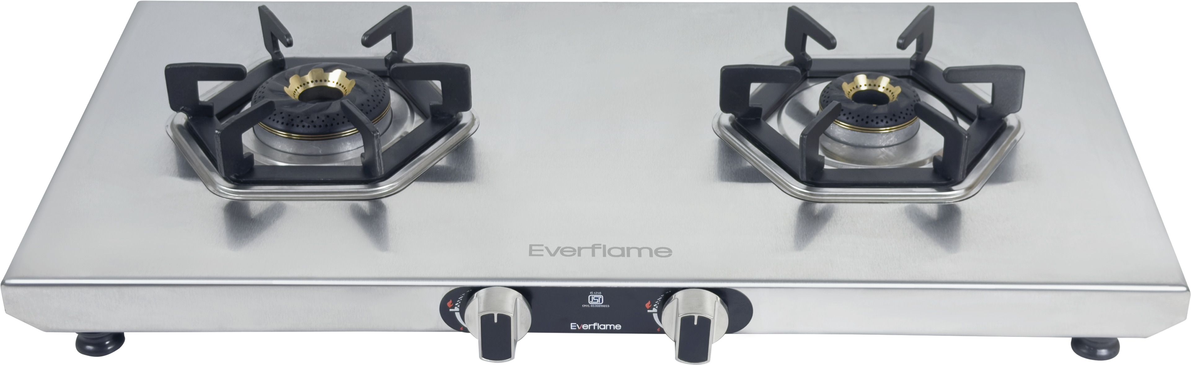 everflame Hexon 3D Forged Brass Burner ISI Certified Cooktop Stainless Steel Manual Gas Stove-picture-19