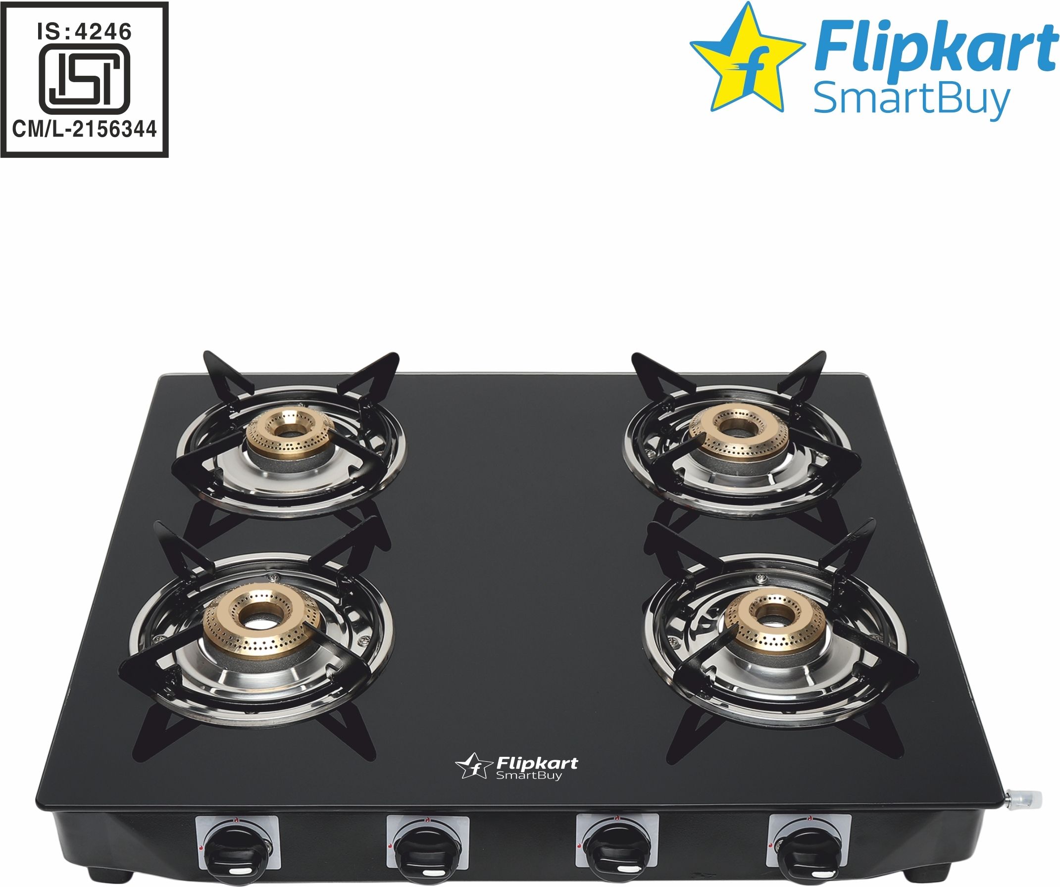 4 Burner Icon Glass Manual Gas Stove-image-13