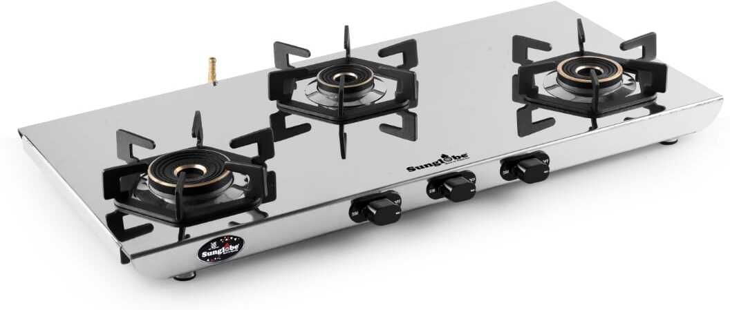 3BR GLOSTER Stainless Steel, Brass Manual Gas Stove-image-45
