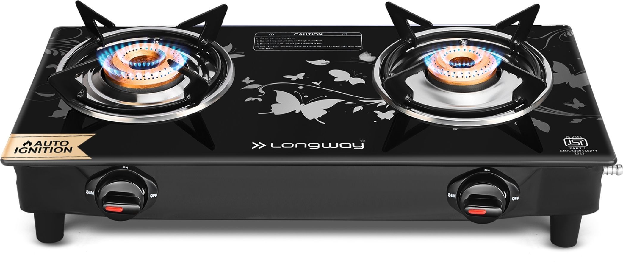 Astra ISI Certified Stainless Steel, Glass Automatic Gas Stove-image-24
