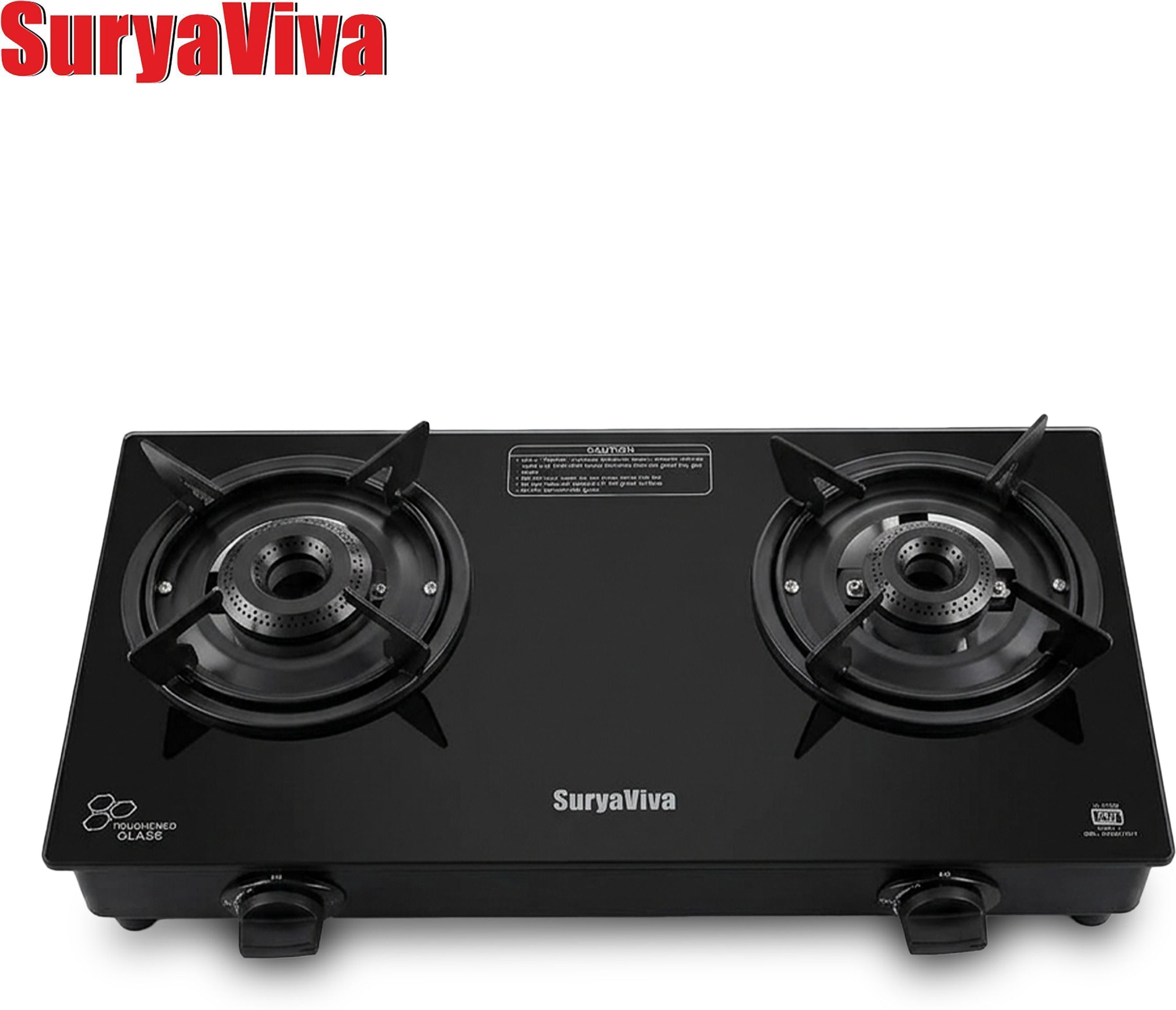 2B Photon X Black Toughened Glass Manual Gas Stove-image-38