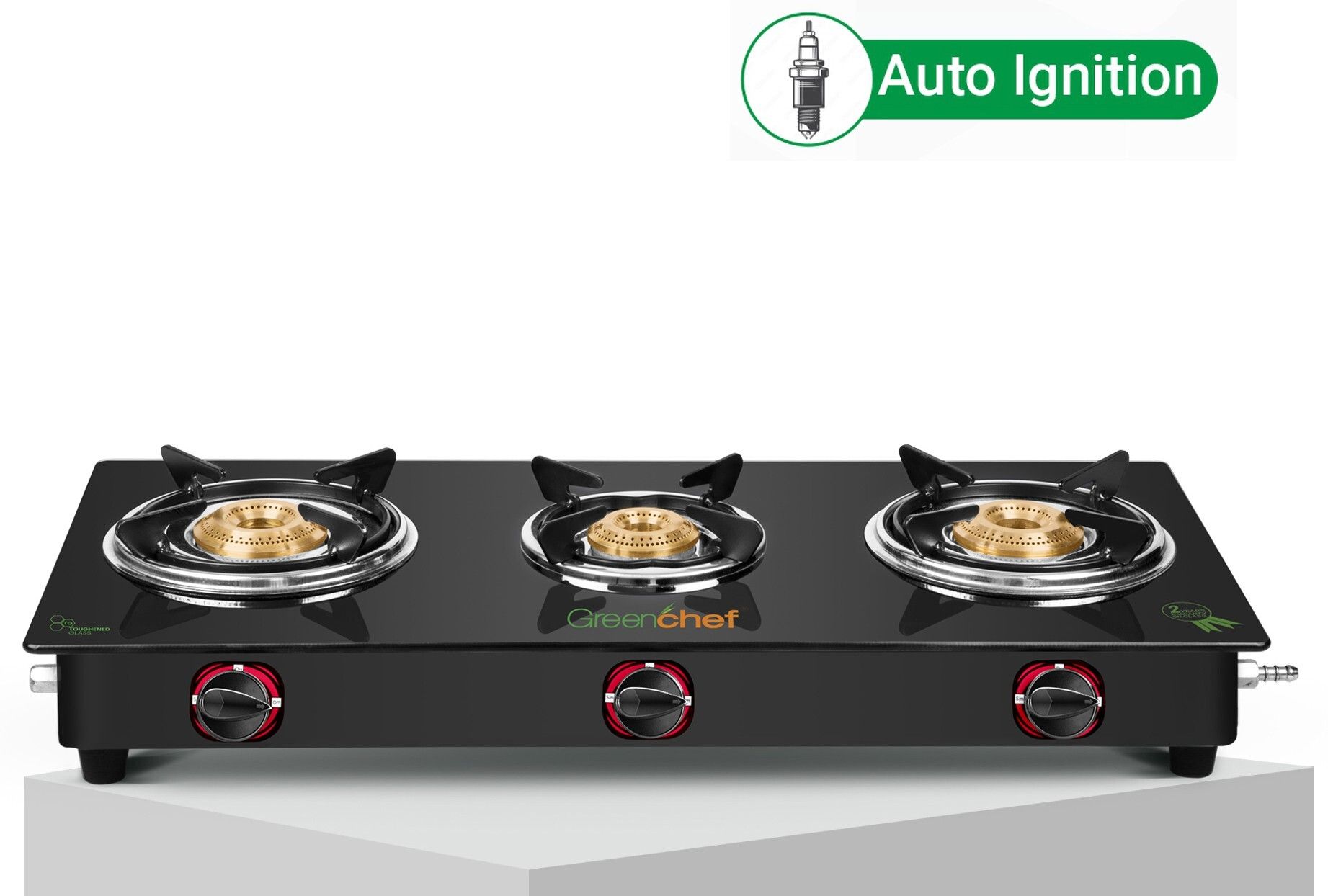 Hybrid AI Glass Automatic Gas Stove