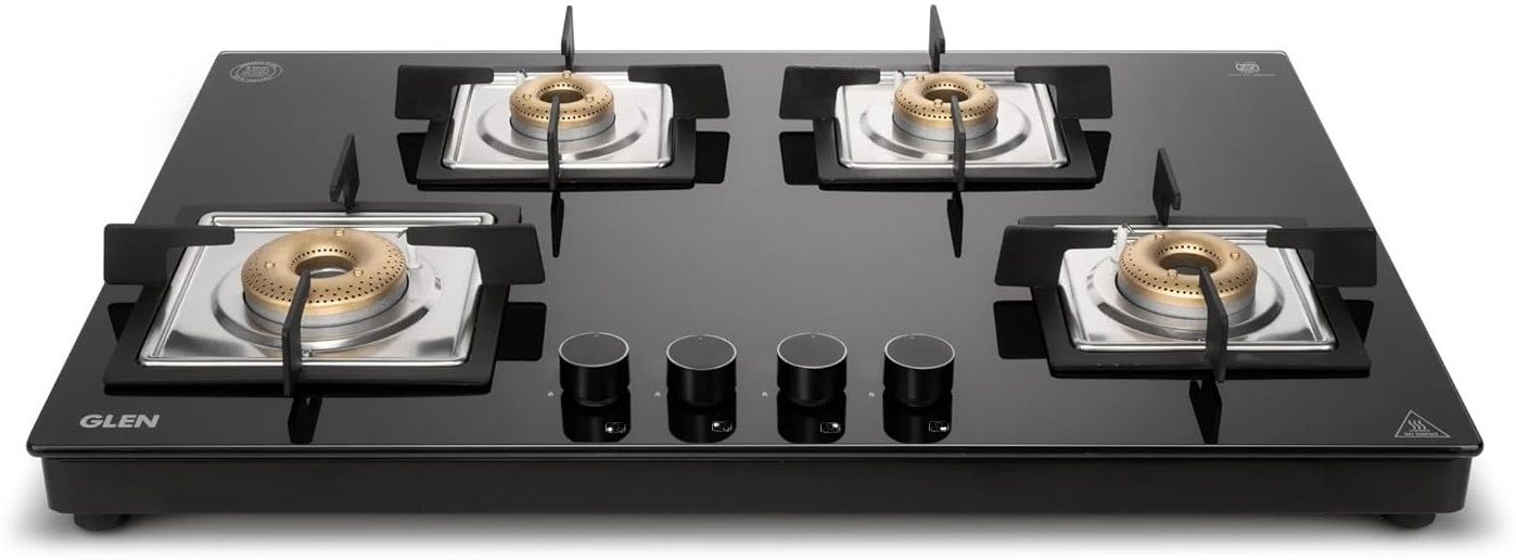 glen Ultra Slim Free Standing Hob | Forged brass burners Automatic Hob Glass Manual Hob-picture-25