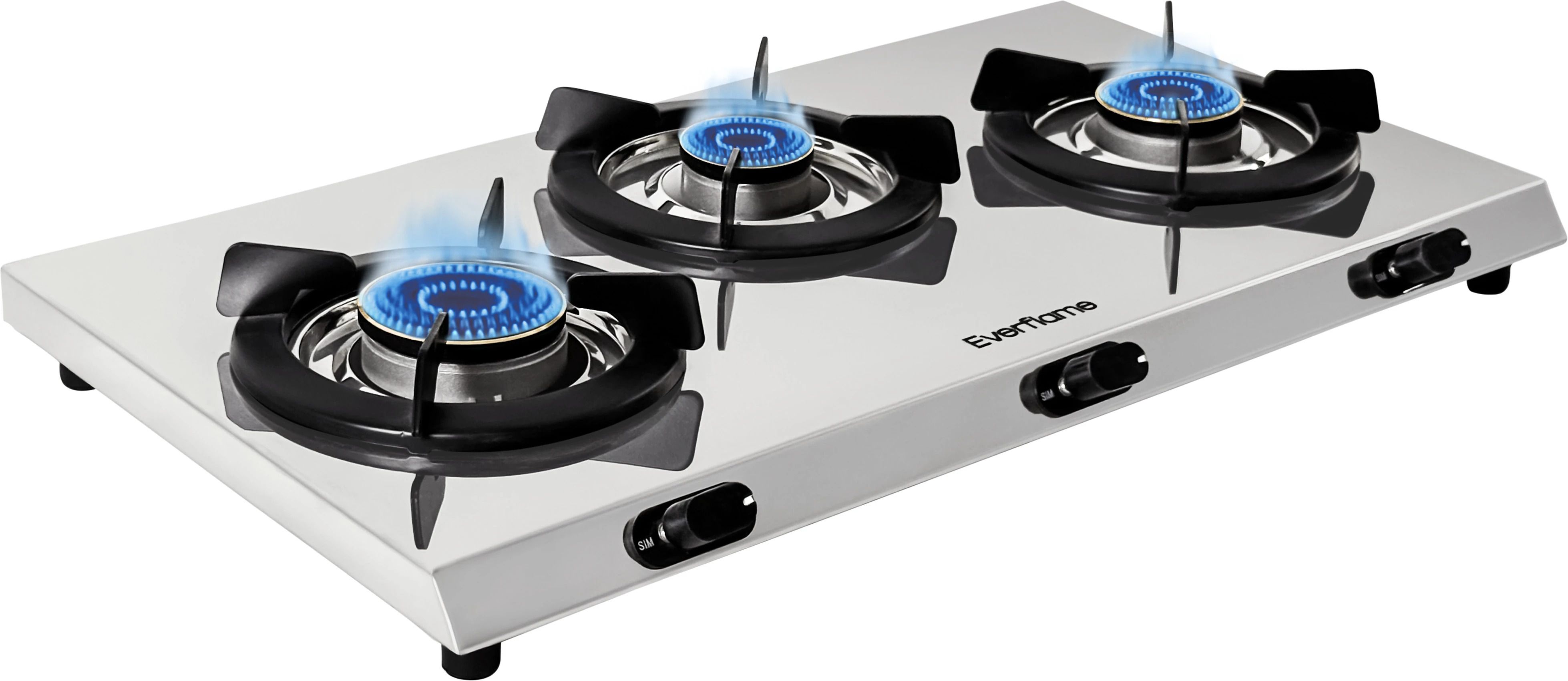 Pearl 3B Ultra Slim | NextGen 5G Forged Brass Burners | ISI Certified Cooktop | Stainless Steel Manual Gas Stove-image-24