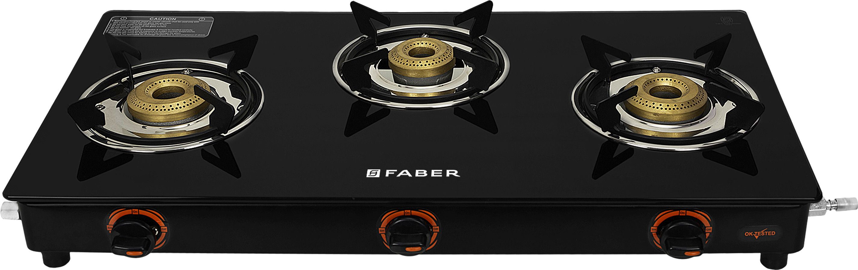 COOKTOP JADE 3BC BK Manual Ignition, Black, Cast Iron Burners Glass Manual Gas Stove-image-41