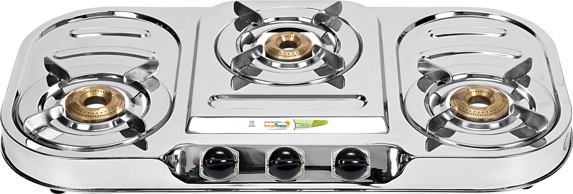 3B SCORPIO SSPS Stainless Steel Manual Gas Stove-image-10