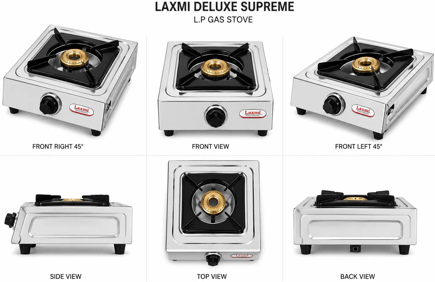 trishamarketing11 LAXMI LP GAS STOVE Stainless Steel Manual Gas Stove-picture-16
