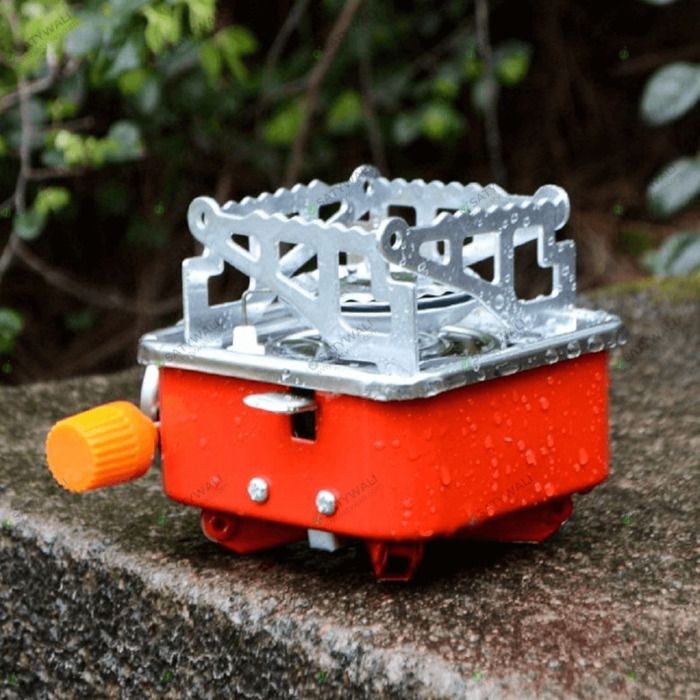 enmora Portable Mini Gas Stove/ Burner for Camping AZX28 Stainless Steel Manual Gas Stove-picture-14