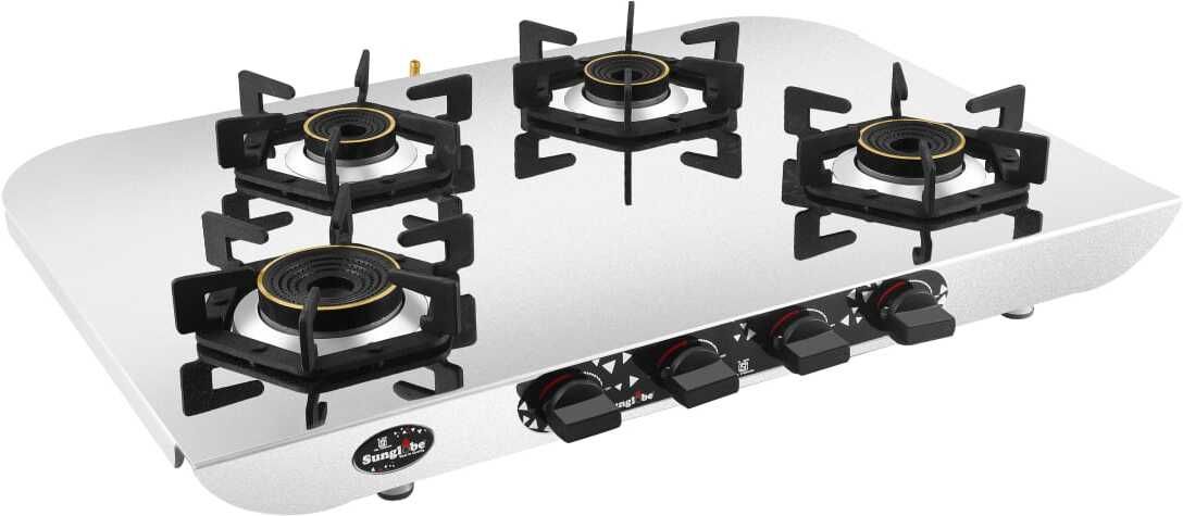 4BR GLOSTER Stainless Steel, Brass Manual Gas Stove-image-46