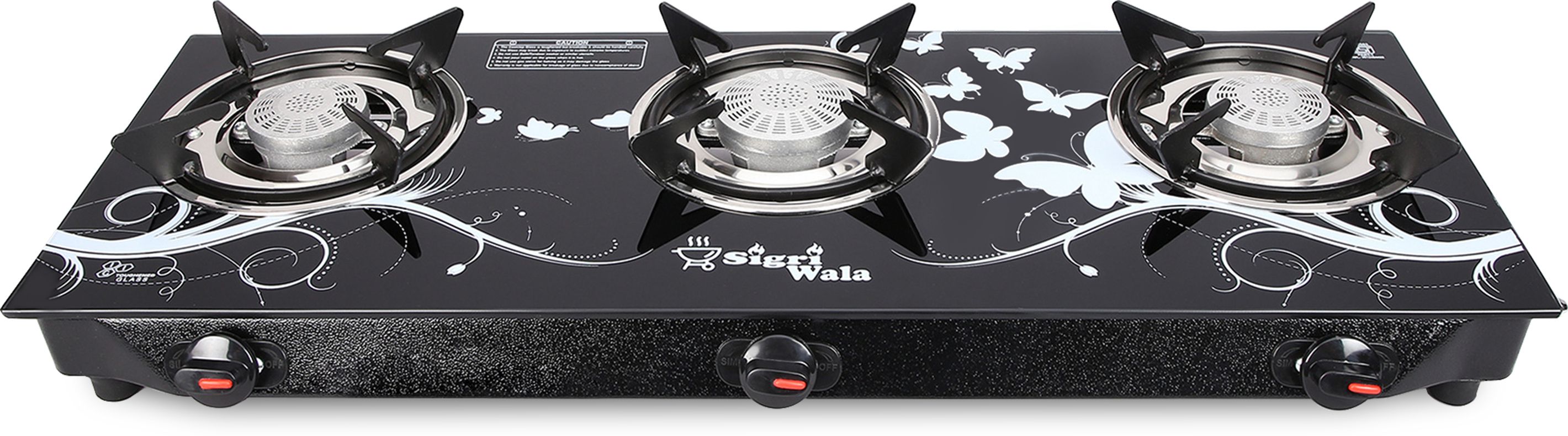 Primecook Manual Cute Design PNG Glass Manual Gas Stove-image-4