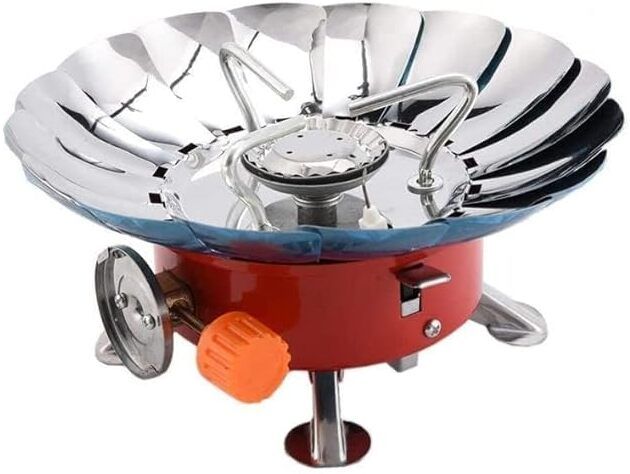 Portable Camping Gas Stove Windproof Backpacking Gas Burner Aluminium Automatic Gas Stove-image-0
