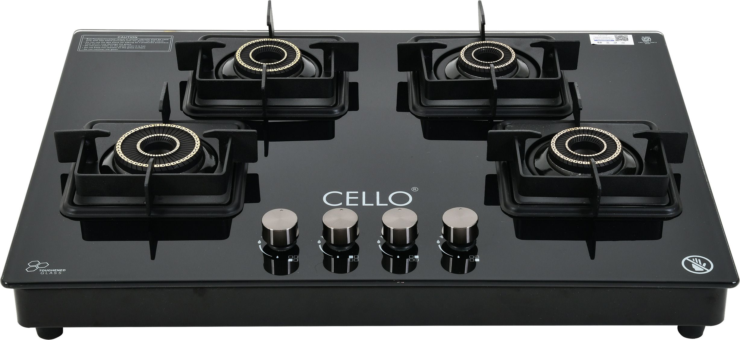 Classic Plus Hob Top 4 Burner Manual Glass Manual Hob-image-22