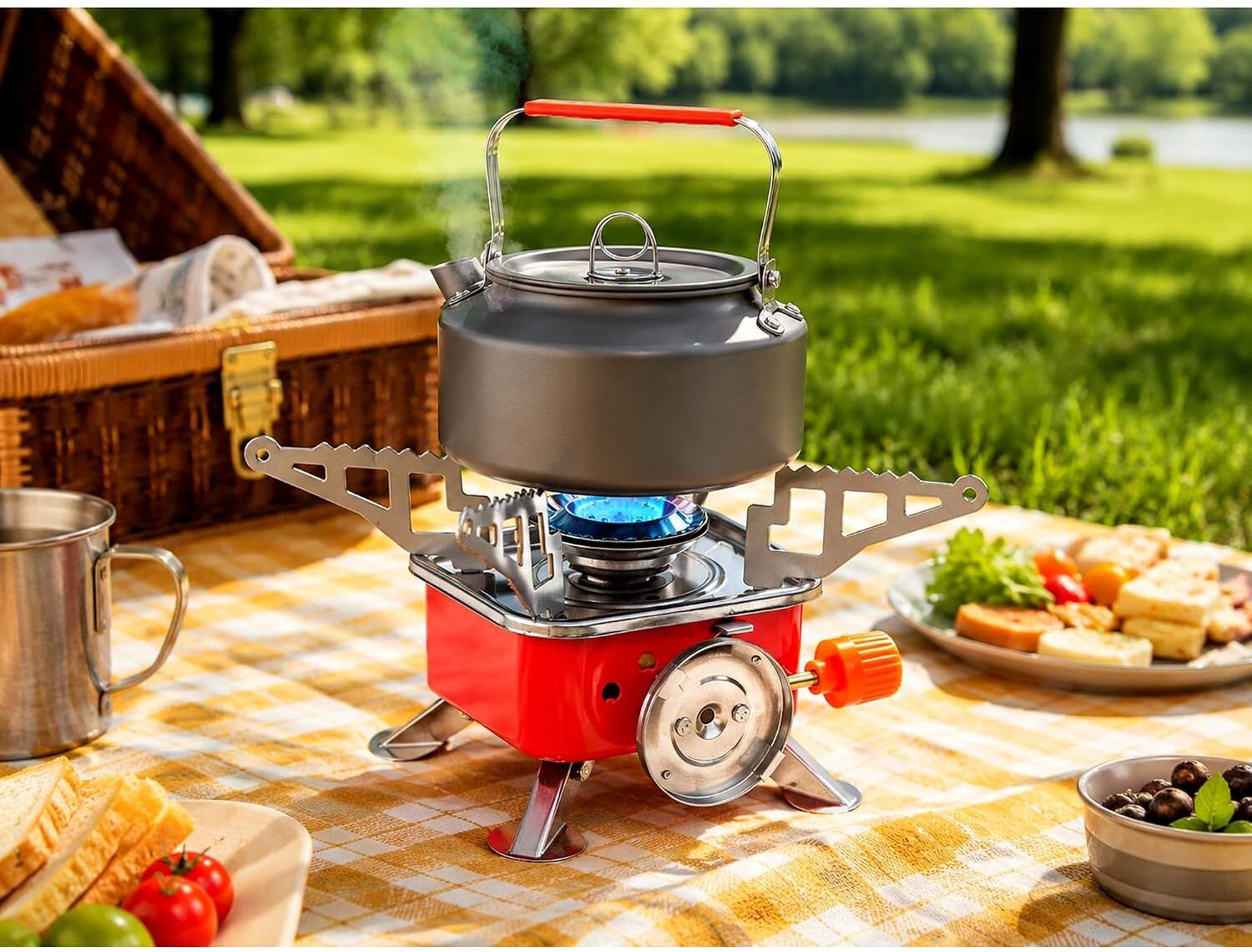 Portable Mini Gas Stove/Butane Gas Burner for Camping AZX11 Stainless Steel Manual Gas Stove-image-41