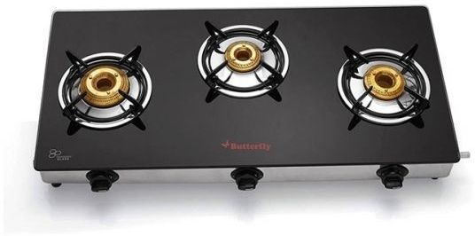 butterfly Stainless Steel, Glass Manual Gas Stove-picture-46