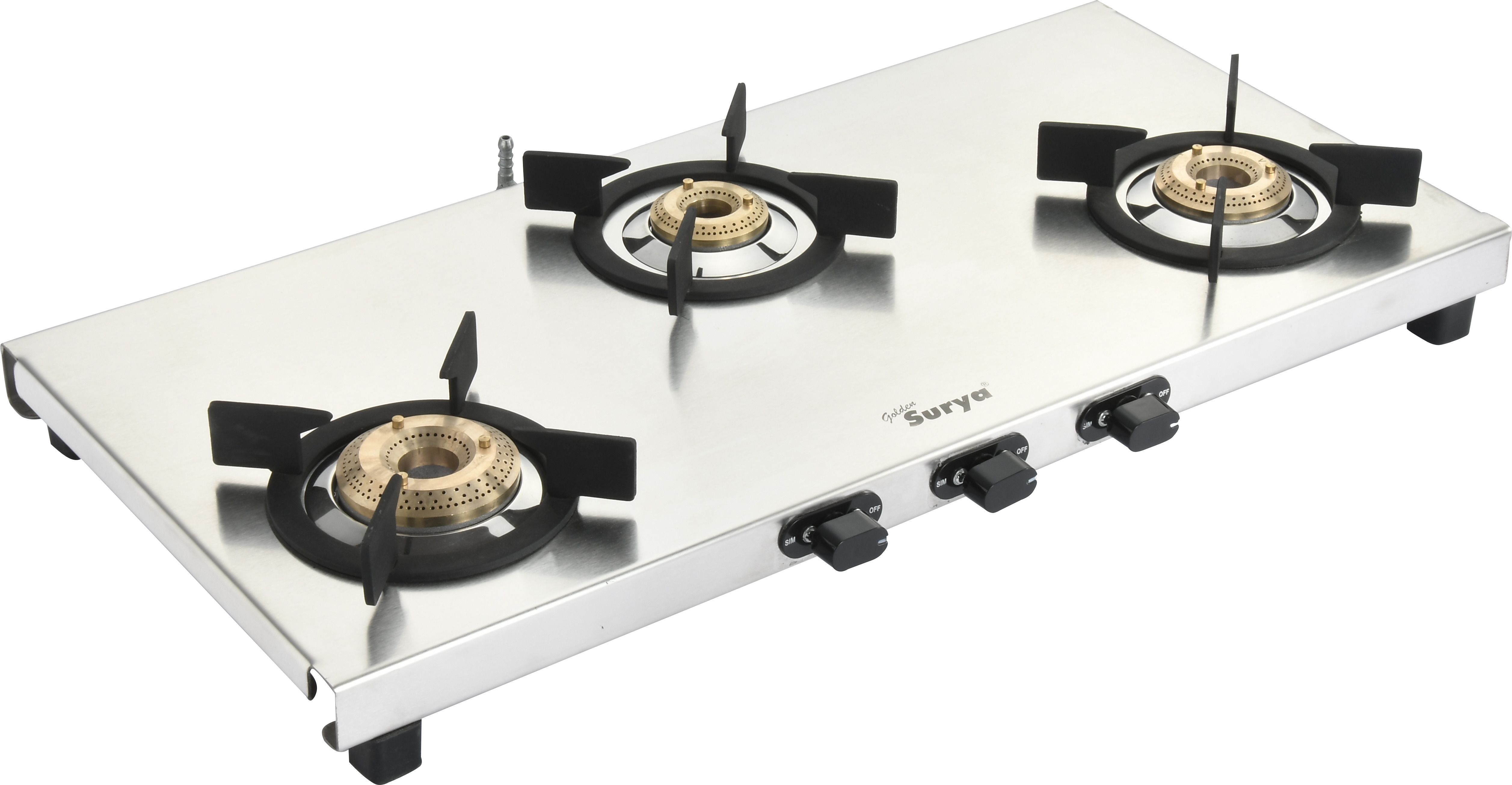 ISI Certified, 3 Burner Gas Stove, | Heavy Duty Stainless Steel Frame | LPG Use Stainless Steel Manual Gas Stove-image-38