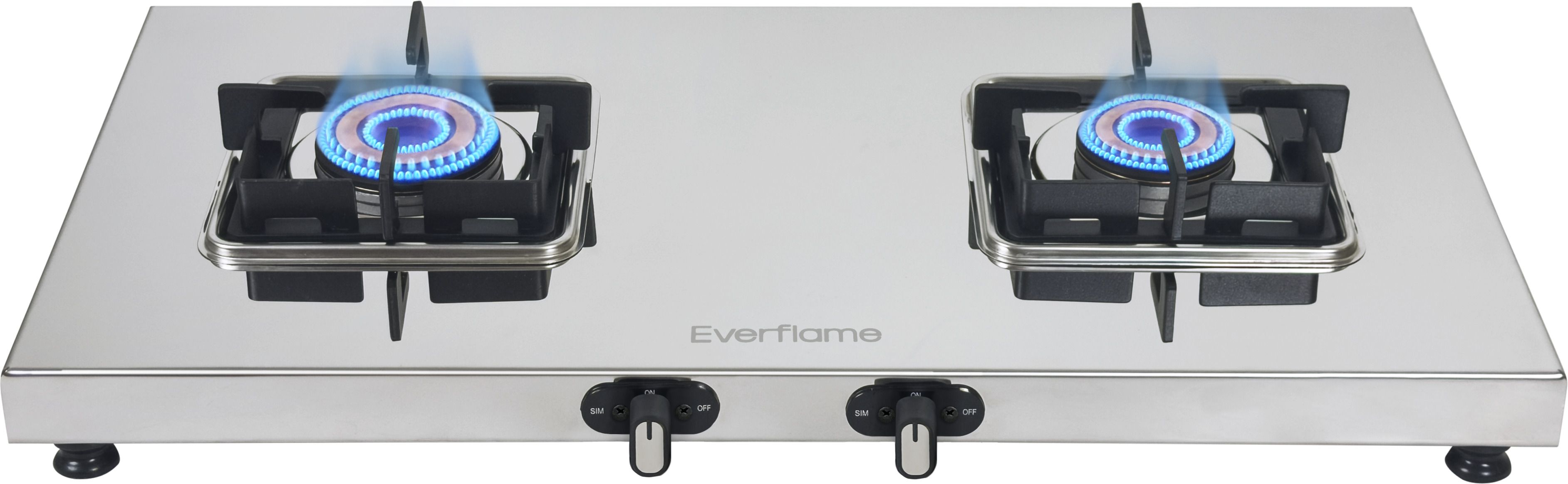 Prime 2 Burner Gas Stove | ISI Certified | 1.2mm Thick Body | 2 Years Warranty Stainless Steel Manual Gas Stove-image-11