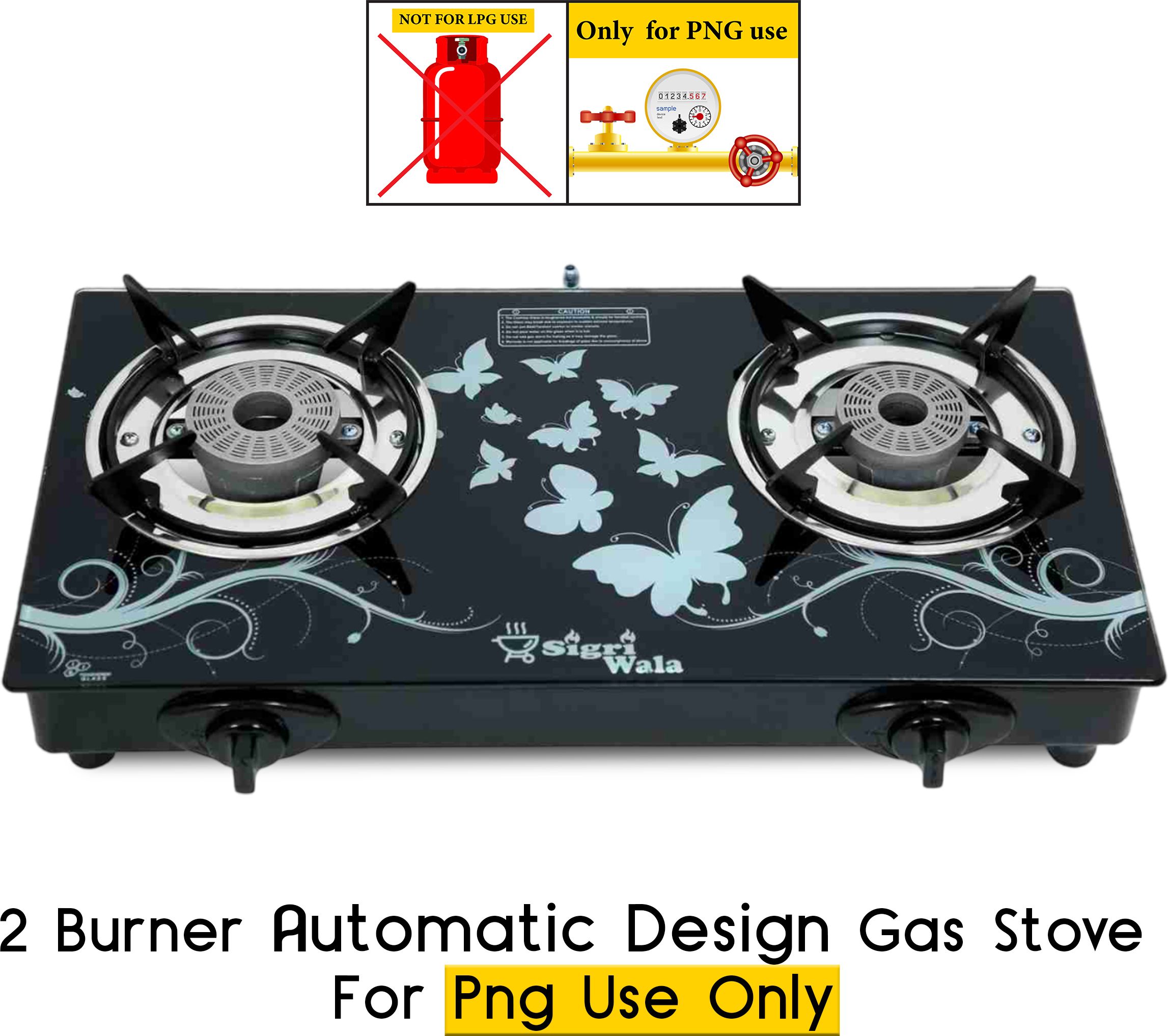 2B PNG Compatible Battery less Glass Automatic Gas Stove-image-47