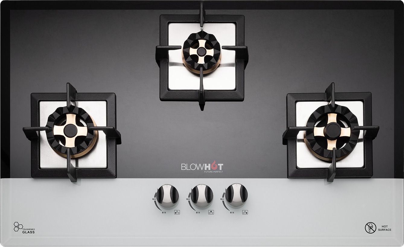 Prism 3 Burner, Battery Operated Built – In, Gas Hob Toughened Glass Top Glass, Aluminium Automatic Hob-image-7