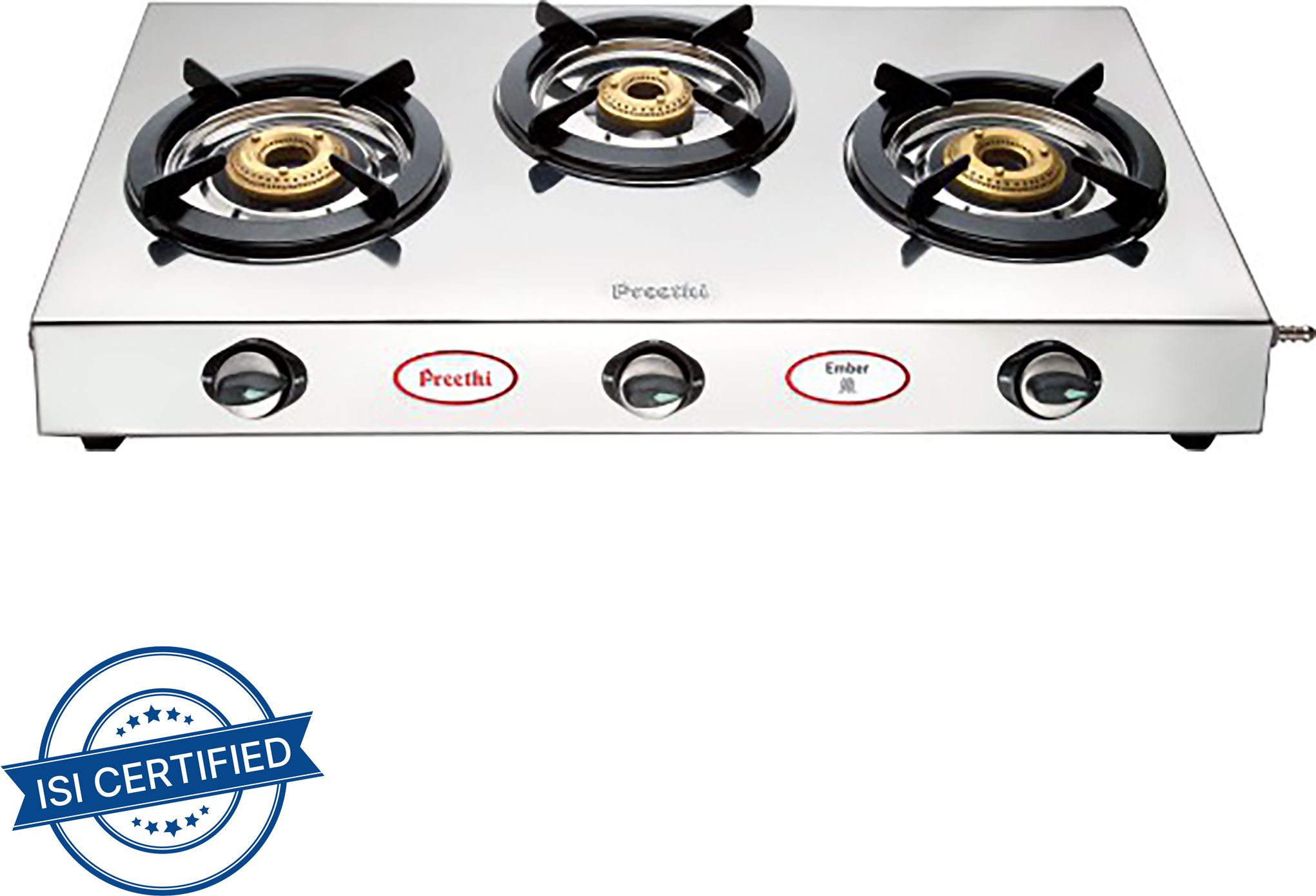 preethi Blu Flame Ember Stainless Steel Manual Gas Stove-picture-35