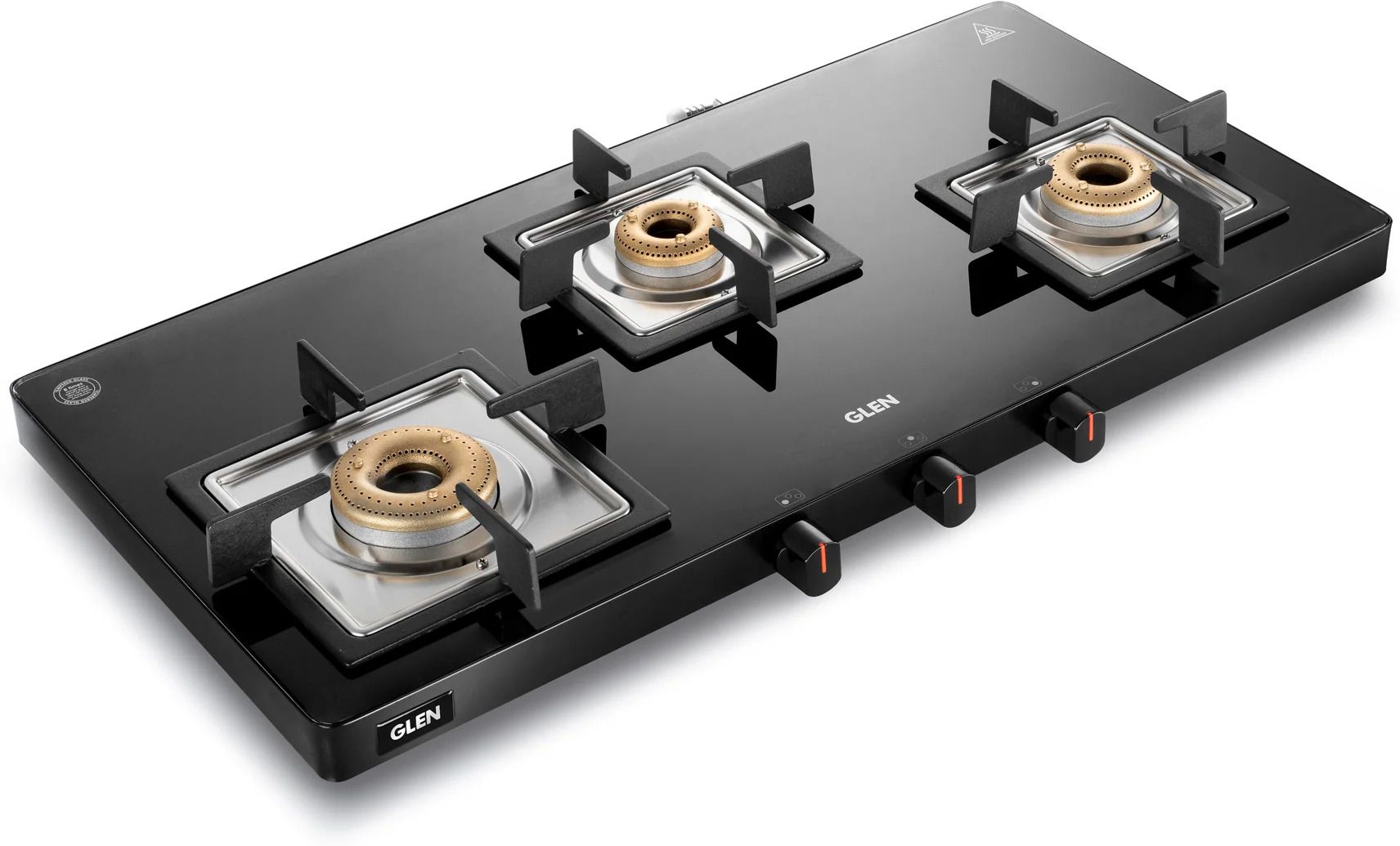 glen Ultra Slim PNG Gas Stove with High Flame Forged Brass Burner (1035USBLPN) Glass Manual Gas Stove-picture-13