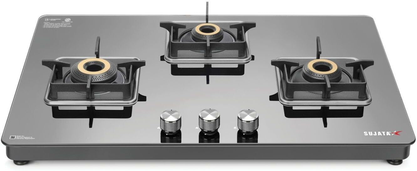 sujata 3 Burner Premium Gastove Glass Manual Gas Stove-picture-16