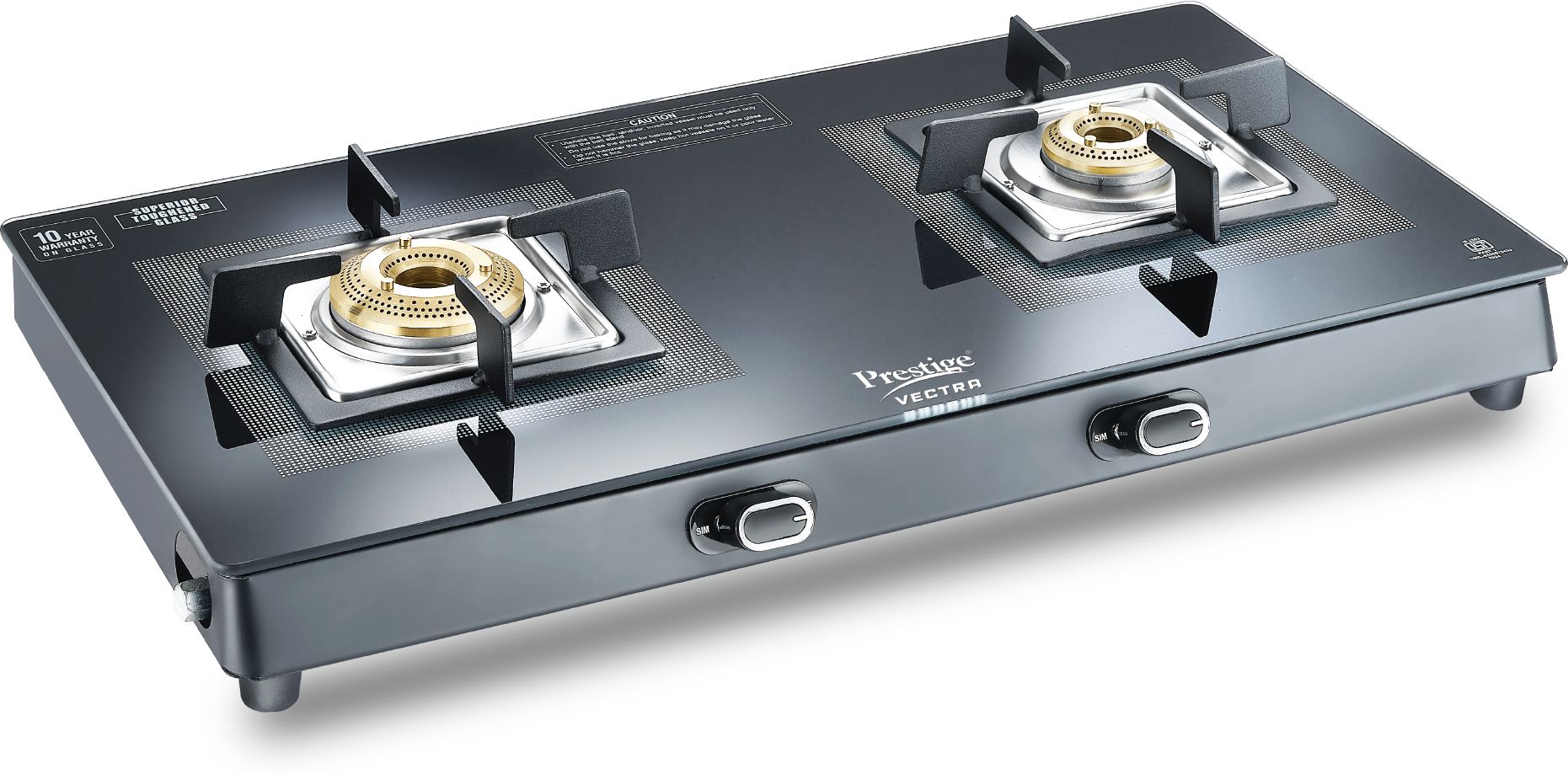 prestige Vectra With Jumbo Brass Burner Glass Manual Gas Stove-picture-26