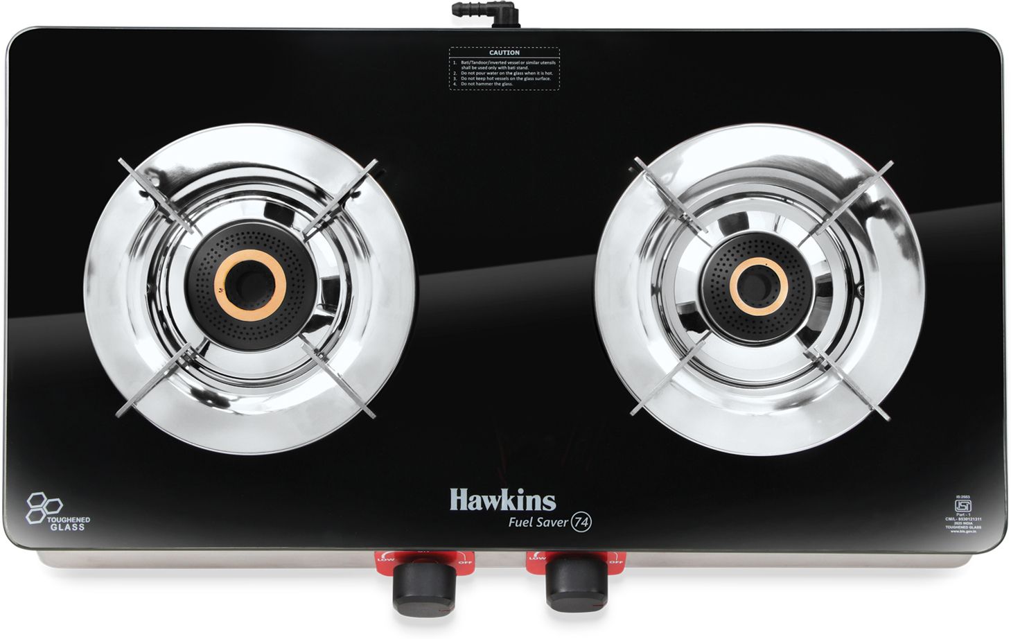 Fuel Saver Best-in-class 74% Efficiency (GSFS2) Stainless Steel Manual Gas Stove-image-8