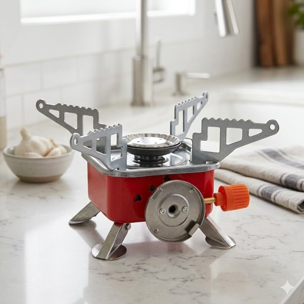 czech Portable Mini Gas Stove/Butane Gas Burner for Camping AZX2 Stainless Steel Manual Gas Stove-picture-23