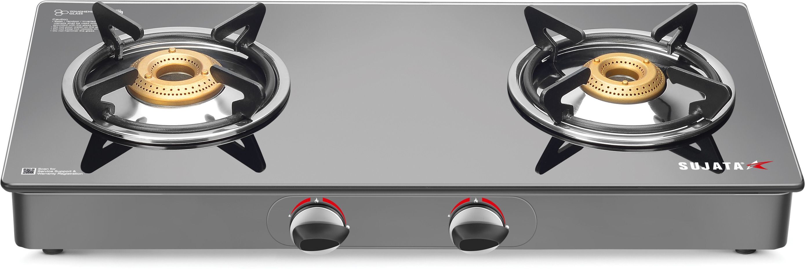 Gas Stove 2 Burner |Gas Chulha for Kitchen | ISI Certified |LPG & PNG Compatible Glass Manual Gas Stove-image-48