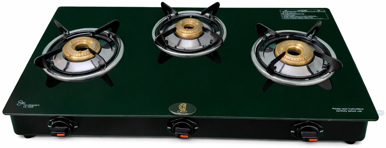 3B GLASSTOP Stainless Steel Manual Gas Stove-image-5