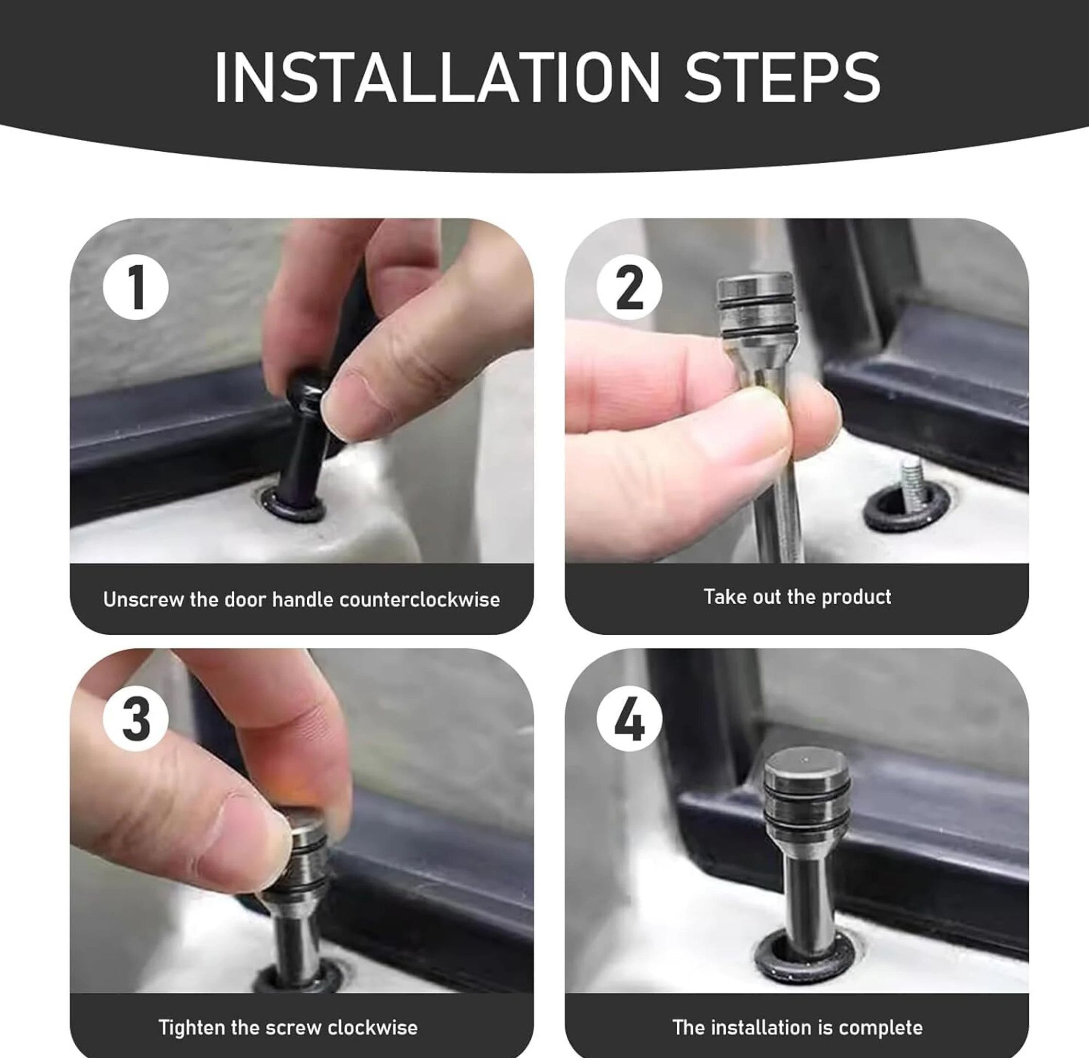 Aluminium Car Door Lock Knob-image-35