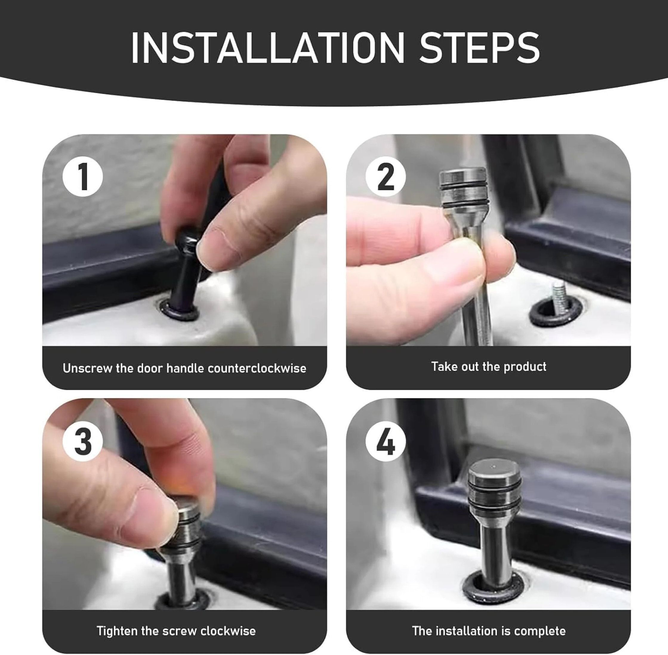 Aluminium Car Door Lock Knob-image-47