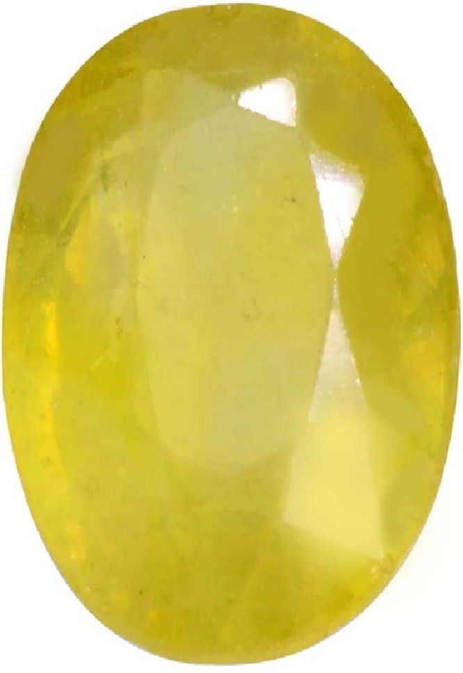 Ankit Collection Yellow Cut Natural Sapphire Gemstone