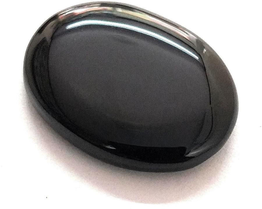 Sahiba Gems Black Cut Natural Agate Gemstone-picture-17