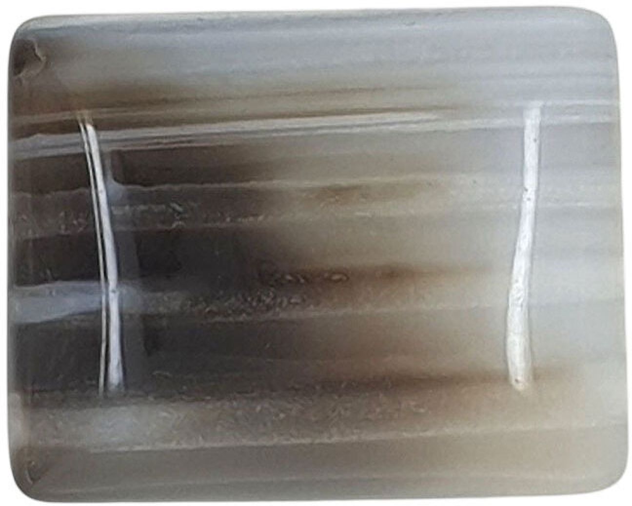 Sahiba Gems Grey, White, Brown Cut Natural Agate Gemstone