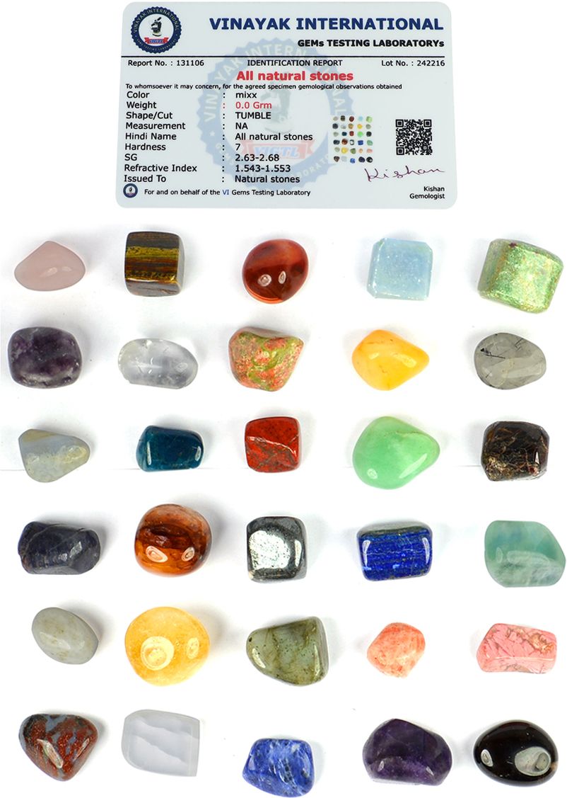 REIKI CRYSTAL PRODUCTS Multicolor Uncut Natural Lapis Lazuli Gemstone