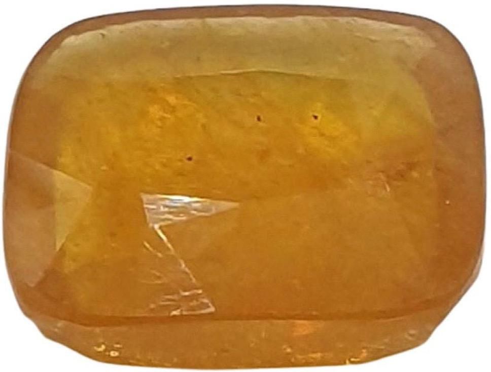 Sahiba Gems Yellow Cut Natural Sapphire Gemstone