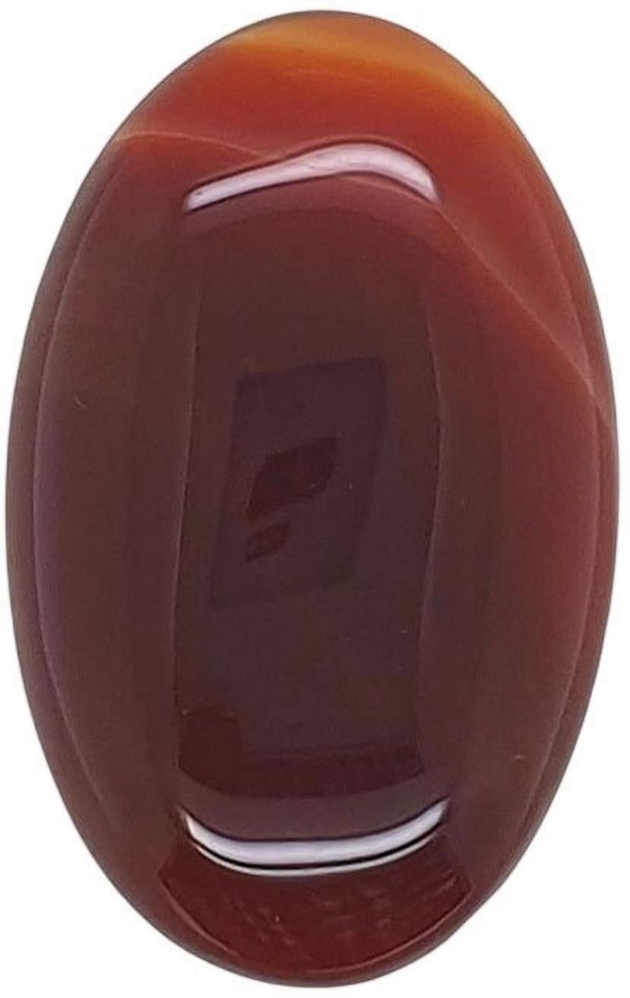 Sahiba Gems Orange, Red Cut Natural Agate Gemstone-image-7