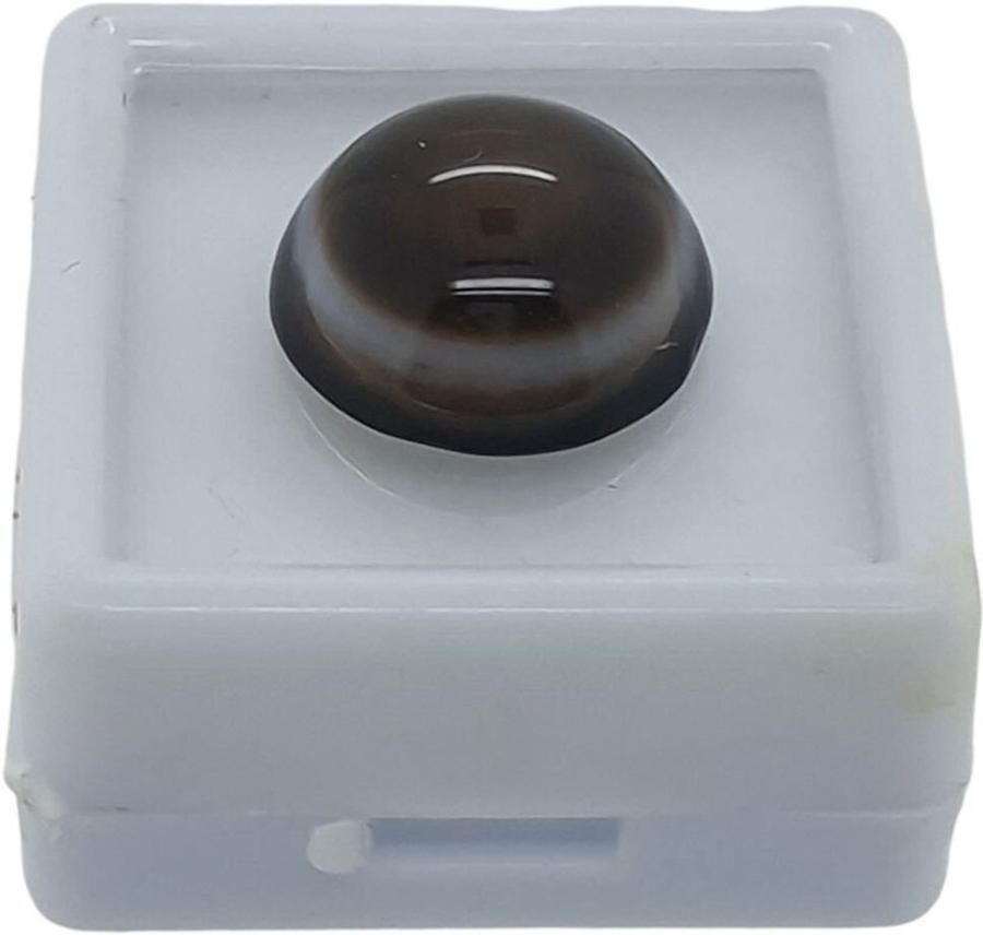 Sahiba Gems Brown, Black, White Cut Natural Agate Gemstone-picture-35