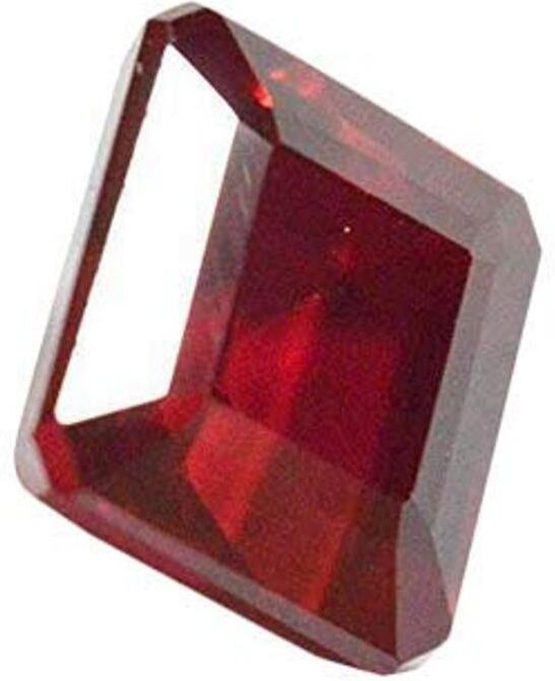 barmunda gems Red Cut Stimulated Ruby Gemstone