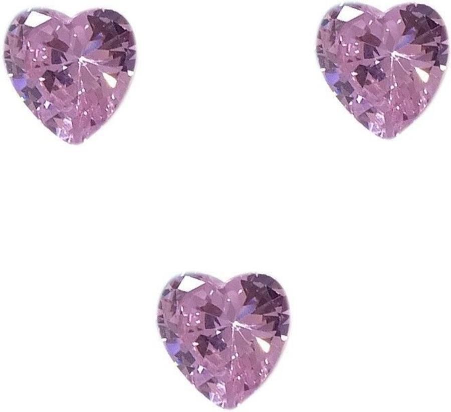 Sahiba Gems Pink Cut Synthetic Zircon Gemstone-image-48